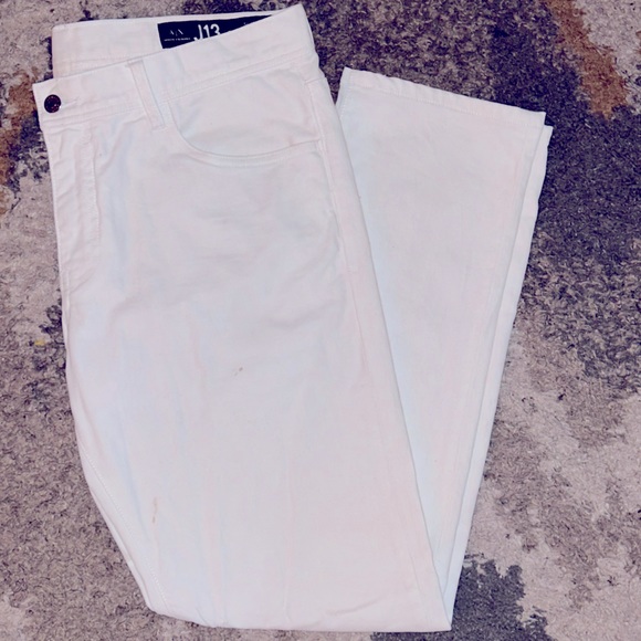 All white Armani Exchange denim jeans 36 slim - Picture 7 of 12